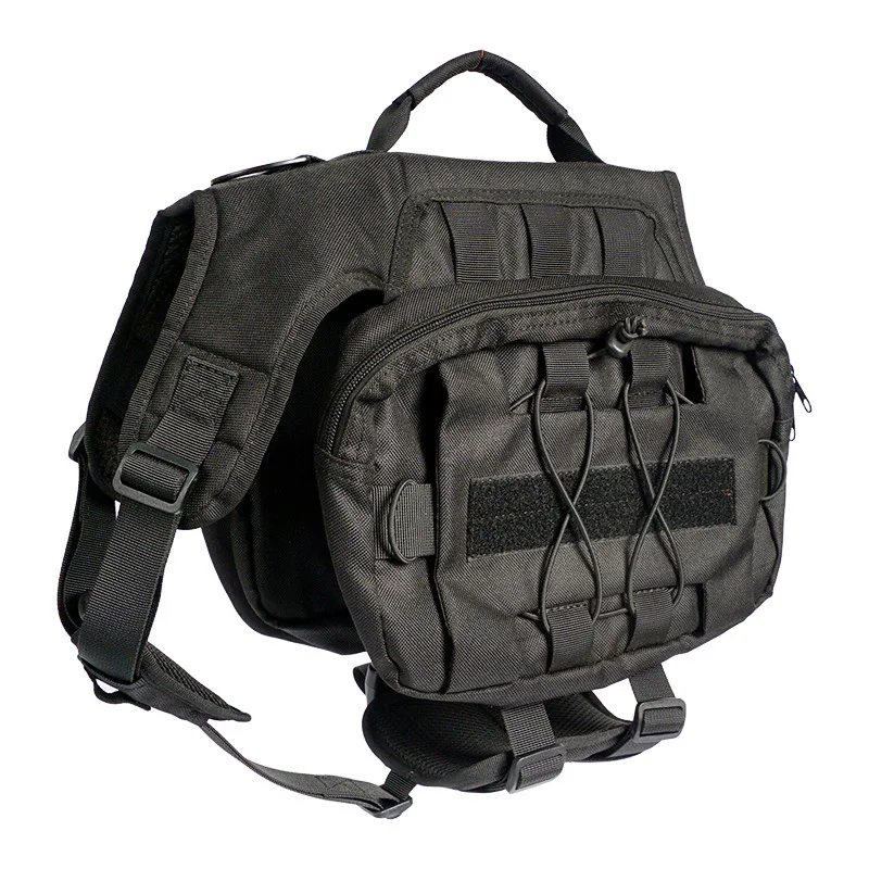 Black medium large dog harness Tactical Training Dog Harness