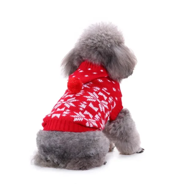 dog clothes 5 LEKA Dog Cat Christmas Pet Sweater