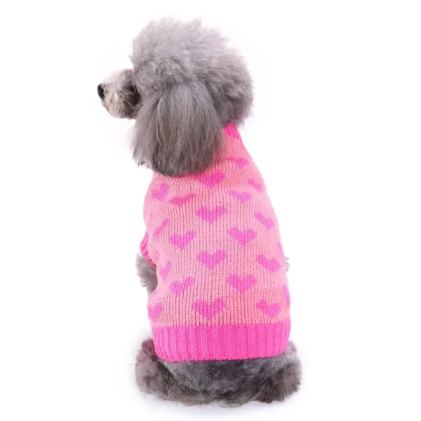 dog sweater 2 LEKA Dog Cat Christmas Pet Sweater