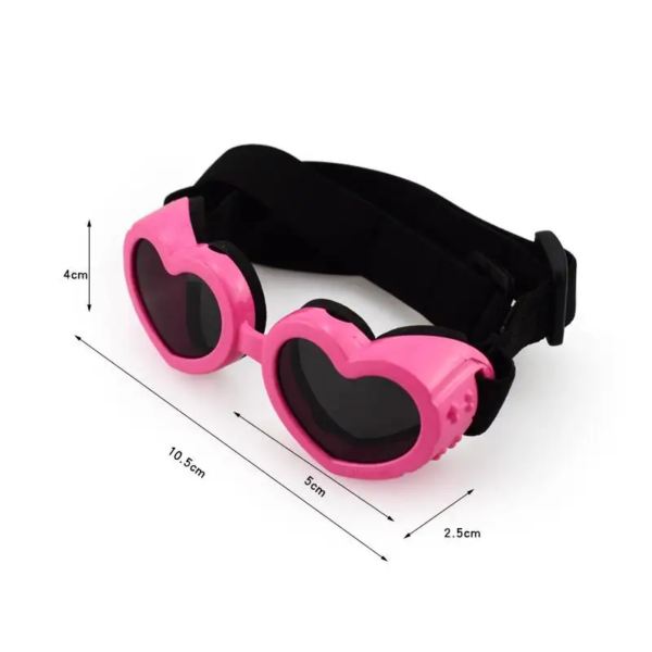 1697897884764 Love Shaped Pet Sunglasses Dog Goggles