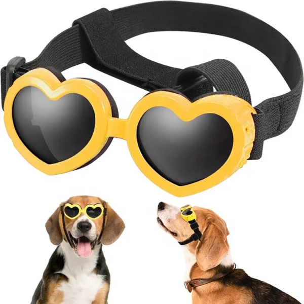 1697898547628 Love Shaped Pet Sunglasses Dog Goggles