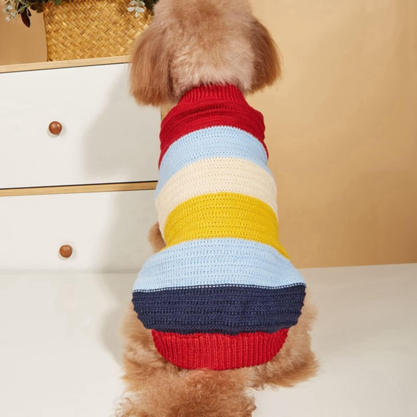 1697982572209 Warm Colorful Pet Knitted Sweater