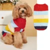 dog knitted sweater Warm Colorful Pet Knitted Sweater