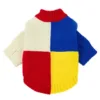 sweater Pet Color Patchwork Knitted Sweater