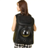 1698918347225 Portable PU Pet Dog Cat Carrier Backpack