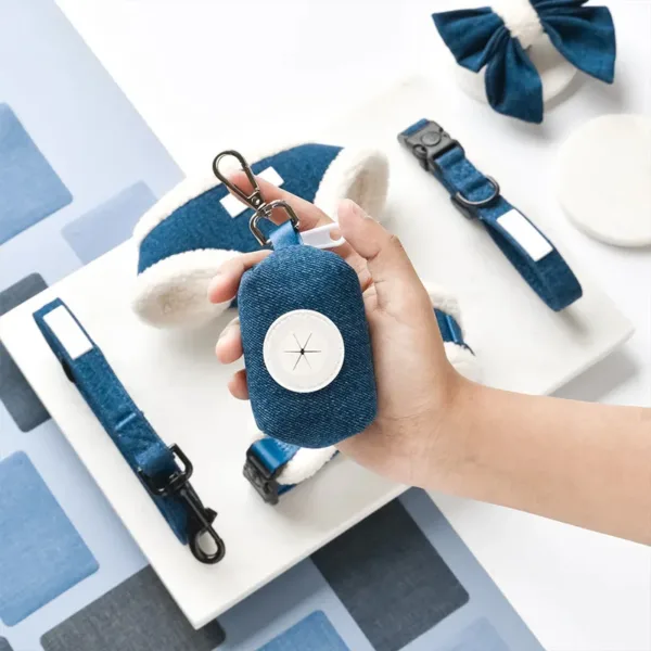 10 Cowboy Soft Warm Pet Harness Leash Collar Set