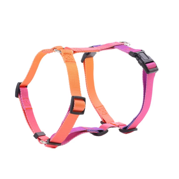 dog harness Gradient Color Design No Pull Pet Harness Leash Set