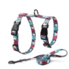 3 H Shape Light Weight Cat Harness Leash Set