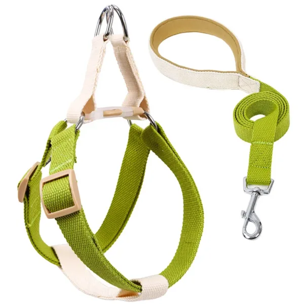 4 No Pull Adjustable Pet Harness Leash Set