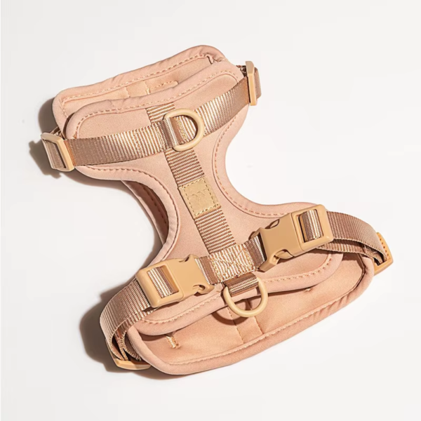 1729564665009 Luxury Custom Logo Dog Vest Adjustable Dog Harness For Small Dog Medium Large Dog