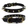 dog collar Heavy-duty Spike Leather Dog Collar