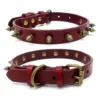 dog collar3 Heavy-duty Spike Leather Dog Collar