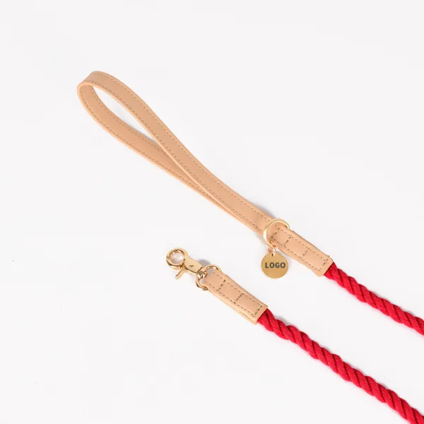 Wholesale Pet Supplies Fashion Woven Pet Cat Harness Leash Set