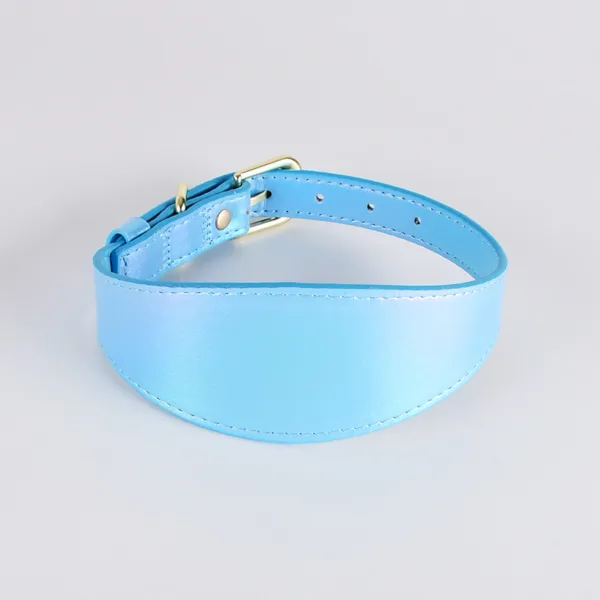 dog collar 4 Adjustable Wide Leather Dog Collar Waterproof Pet Collar