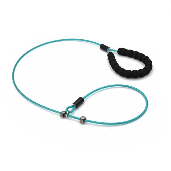 Steel wire dog leash Anti-Pull Steel Wire Pet Leash – Unbreakable & Tangle-Proof for Strong Dogs