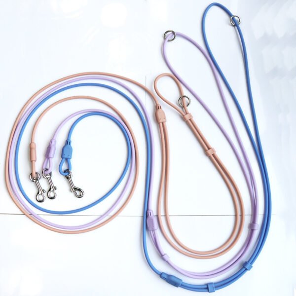 24 Dopamine Color Series PVC Waterproof Pet Leash – Strong, Comfortable & Stylish