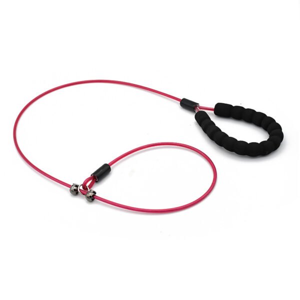 3 Anti-Pull Steel Wire Pet Leash – Unbreakable & Tangle-Proof for Strong Dogs
