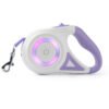 LED retractable dog leash LED Illuminated Auto-Retractable Pet Leash – Light Up Your Night Walks