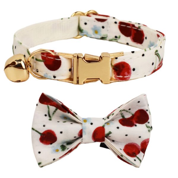 dog collar bowknot set 2 Chic & Cozy Cat Bowknot Collar – Adorable, Customizable & Comfortable