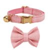 dog collar set 2 Chic & Cozy Cat Bowknot Collar – Adorable, Customizable & Comfortable