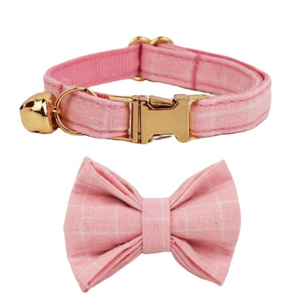 dog collar set 2 Chic & Cozy Cat Bowknot Collar – Adorable, Customizable & Comfortable