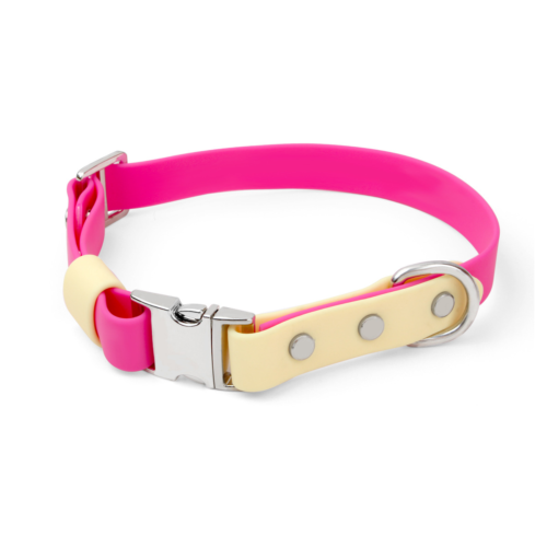 PVC durable dog collar waterproof pvc dog collar