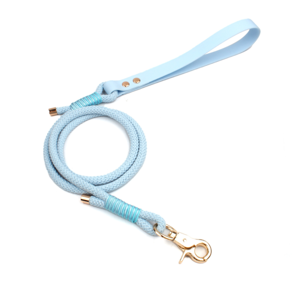 Waterproof PVC Hand-Braided Pet Leash & Collar 2-Piece Set fashionable Dog Collar